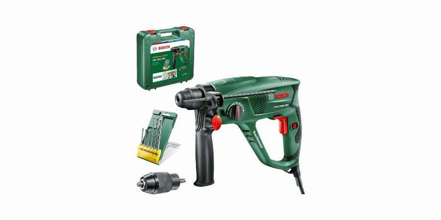 Bosch - Marteau perforateur BOSCH PBH 2500 SRE coffret + mandrin adapteur SDS à clé 600W - 0603344402 - Image 2