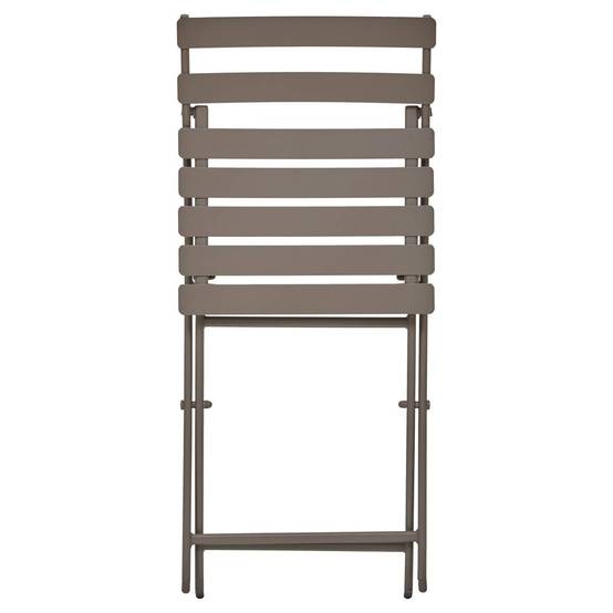Hesperide - Chaise de jardin empilable Greensboro café Hespéride - Image 5