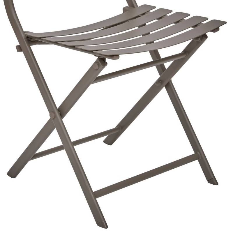 Hesperide - Chaise de jardin empilable Greensboro café Hespéride - Image 6