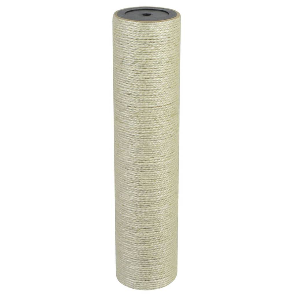 Grattoir pour chats sisal beige 8 x 8 x 35 cm - PANGIVO - Image 1