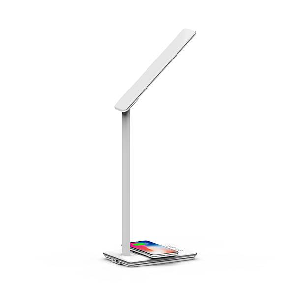 Lampe de bureau BRAYTRON LB145, blanc, 3en1, 5W, 500lm, IP20, chargeur induction - Image 3