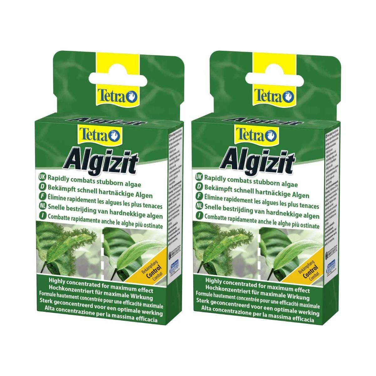 Tetra - Agent anti-algues en algues en comprimés Tetra Agizit 10 comprimés (Lot de 2)