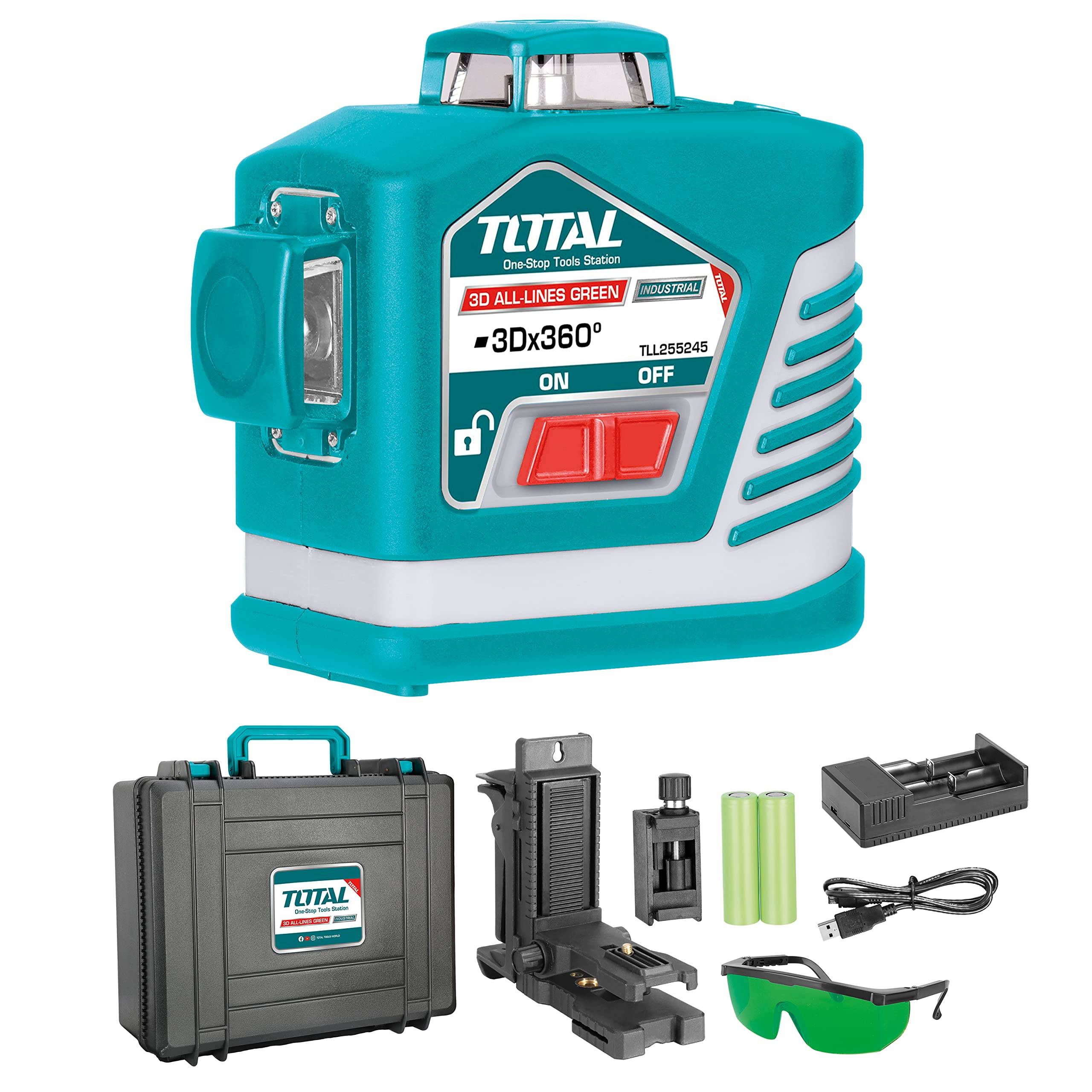Niveau laser 3D TLL255245 - 360º | TOTAL