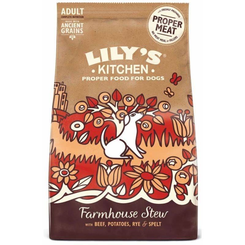 CROQUETTES CHIEN BOEUF CEREALES ANCIENNES - LILY'S KITCHEN 7 kg
