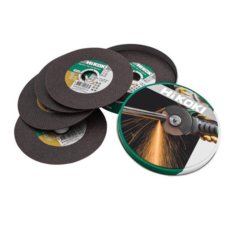 Lot de 10 disques à tronçonner Ø125 x 1mm Proline HIKOKI 782304 - inox & metal Hikoki
