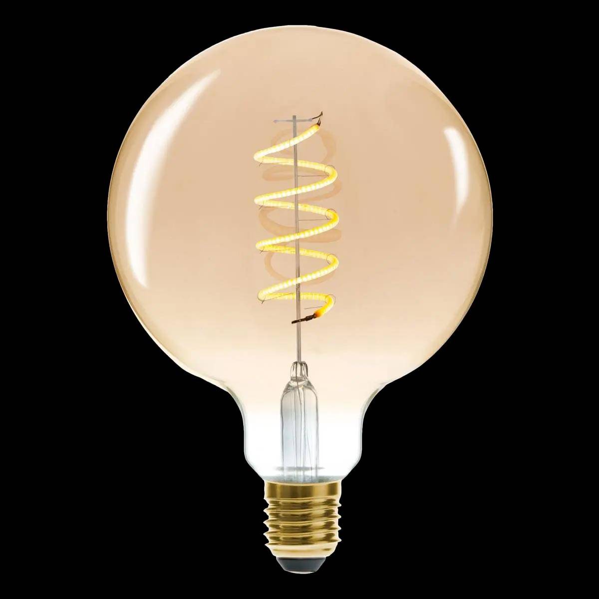 Ampoule Led Torsadée "Arco" 17cm Ambre - Image 2