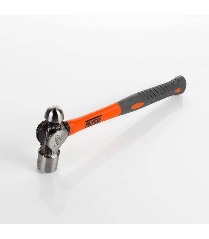 Marteau à boule 680 g. manche en fibre de verre alyco orange ALYCO 170152 - Image 3
