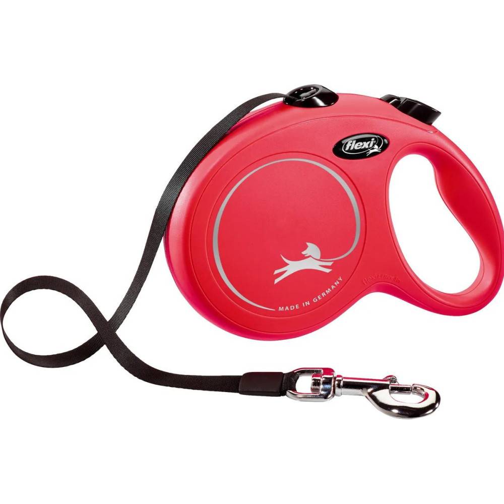 Flexi - Correa cinta 5 metros L Max 50 KG roja correa para perro - Imagen 1