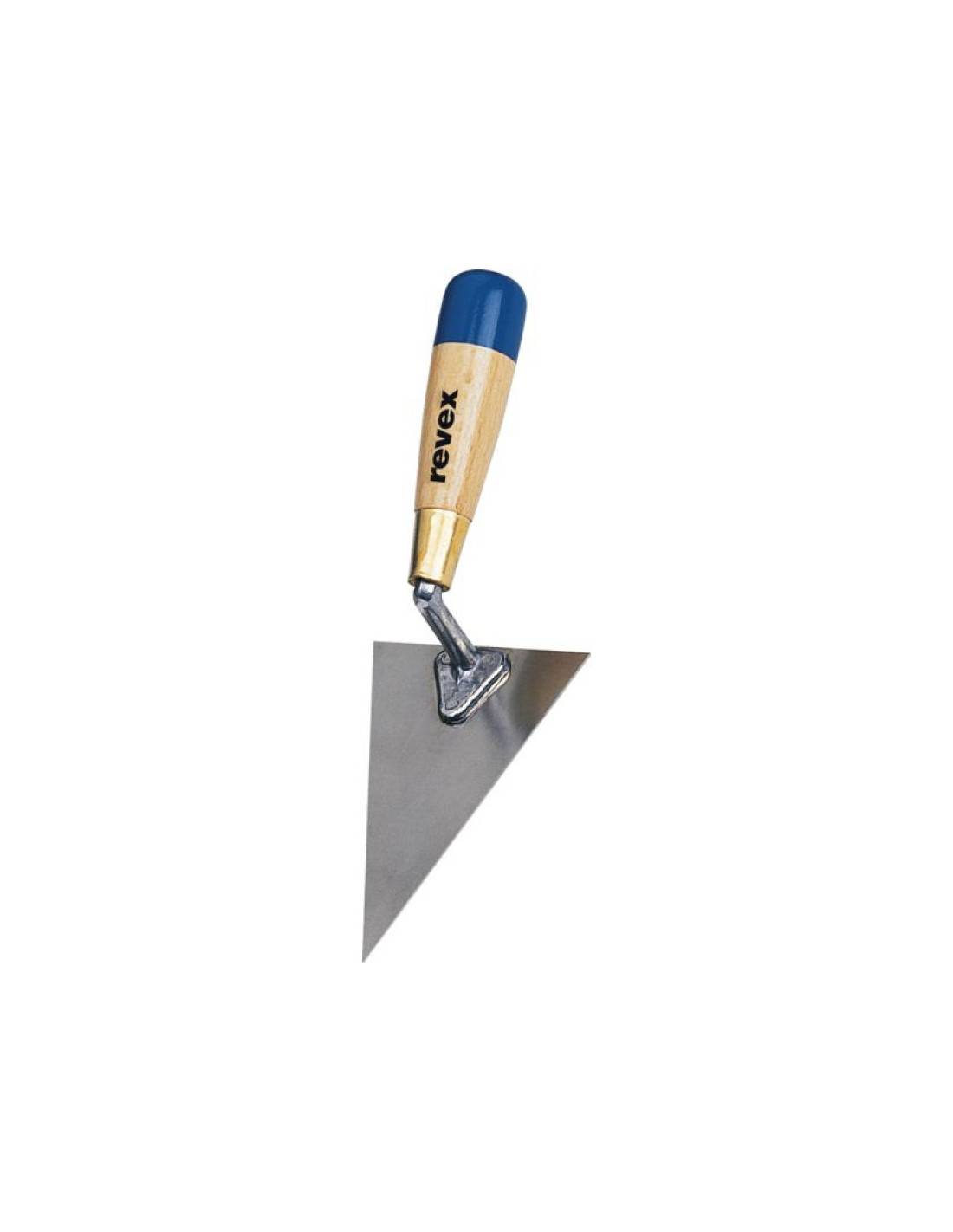 Revex - Truelle Triangulaire Inox Revex Maçonnerie Précise, Acier Inoxydable - Revex