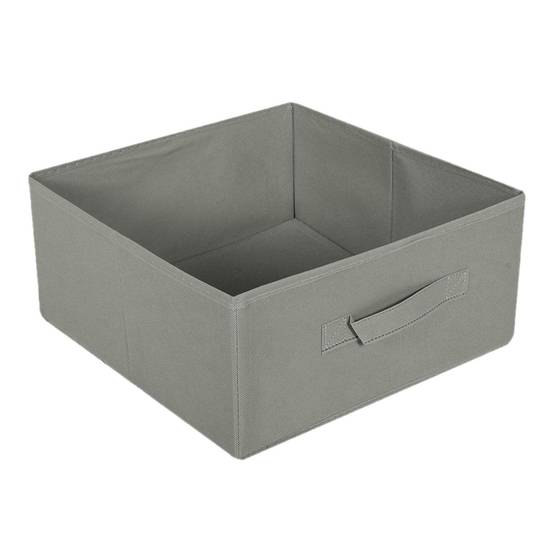 Sans Marque - Boîte de rangement pliable en tissu avec poignée - Toilinux - Image 1