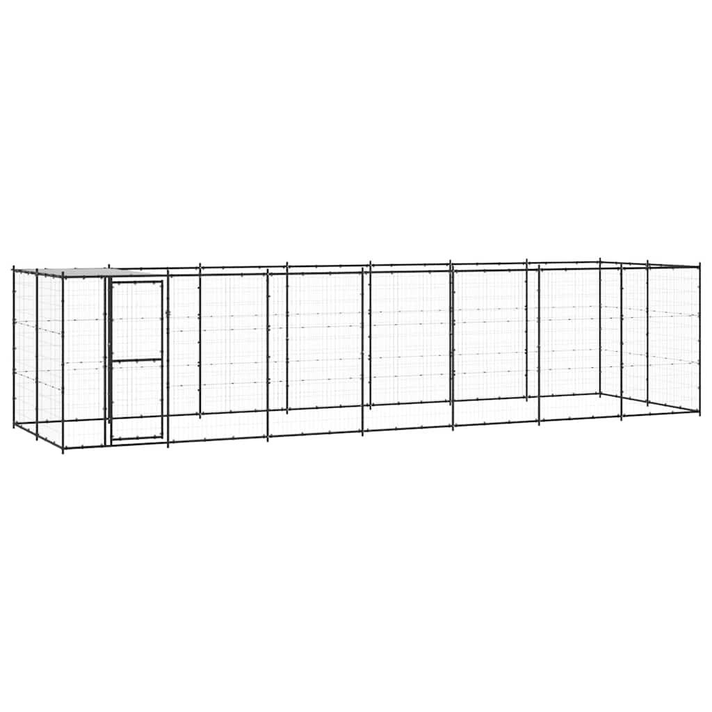 Vidaxl - Chenil extérieur Acier avec toit 16,94 m² vidaXL 3082295 - Imagen 2