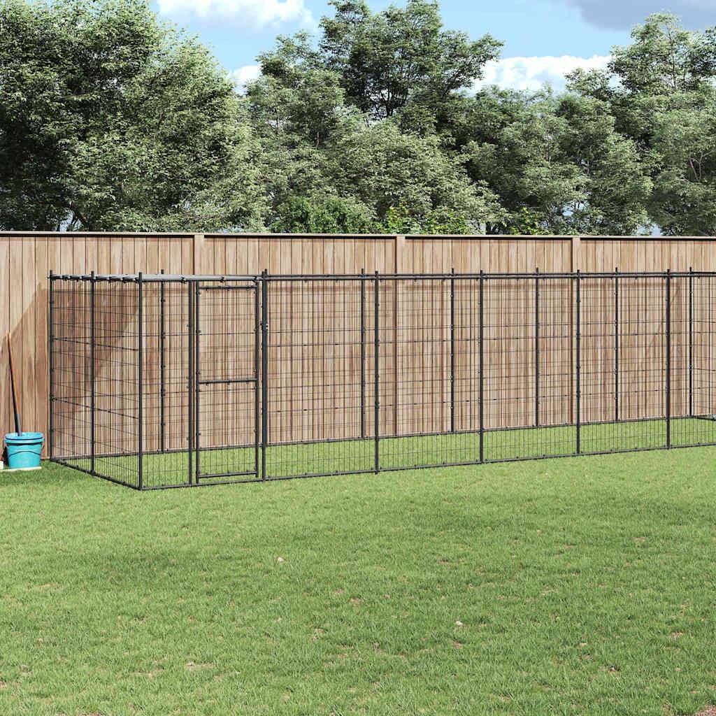 Vidaxl - Chenil extérieur Acier avec toit 16,94 m² vidaXL 3082295 - Imagen 1
