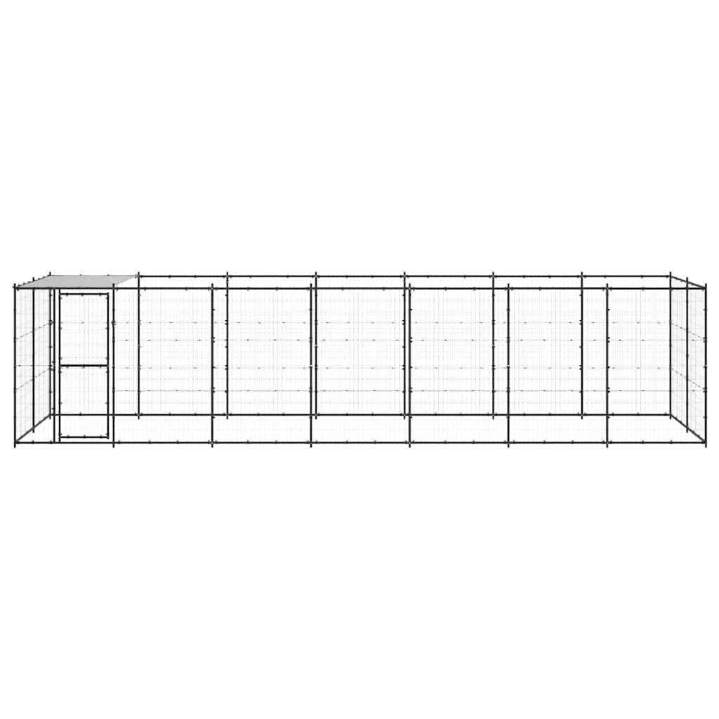 Vidaxl - Chenil extérieur Acier avec toit 16,94 m² vidaXL 3082295 - Imagen 5