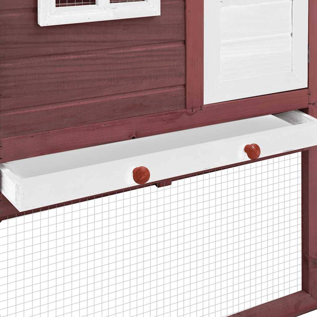 Grand poulailler bois de sapin avec nichoir et parc extérieur Moka – ComfortXL Outdoor Living - Image 8