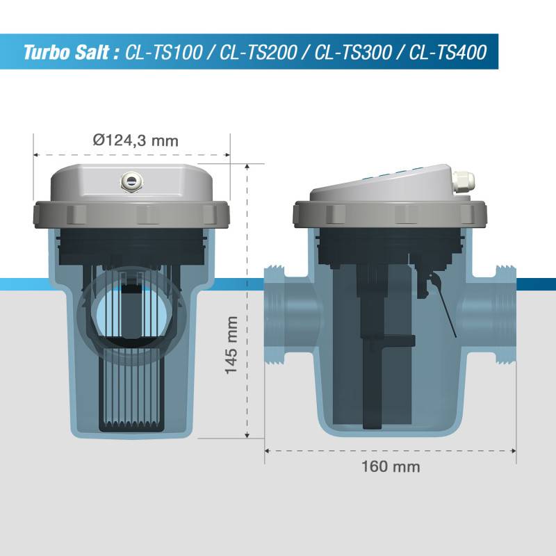 Poolex - Électrolyseur de sel Poolex Turbo Salt - CL-TS600 - jusqu'à 60m3 - Imagen 5