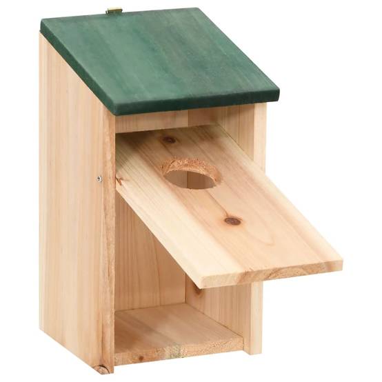 Lot de 8 Nichoir Prolenta Vert 12 X 12 X 22 cm - P87209V - Image 4
