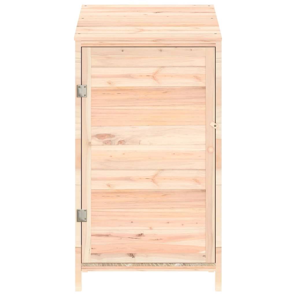 Vidaxl - Remise de jardin 55x52x112 cm Bois de sapin solide vidaXL 152178 - Image 4