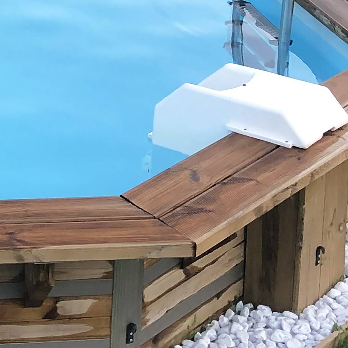 Water Clip - Piscine bois ronde - Ø 4,60 x H. 1,29 m CLEOFAS Water Clip - Image 5