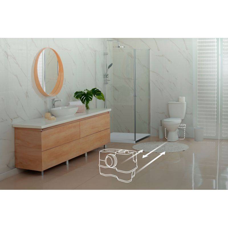 Grundfos Sololift2 WC-3 - Broyeur sanitaire silencieux - Image 4