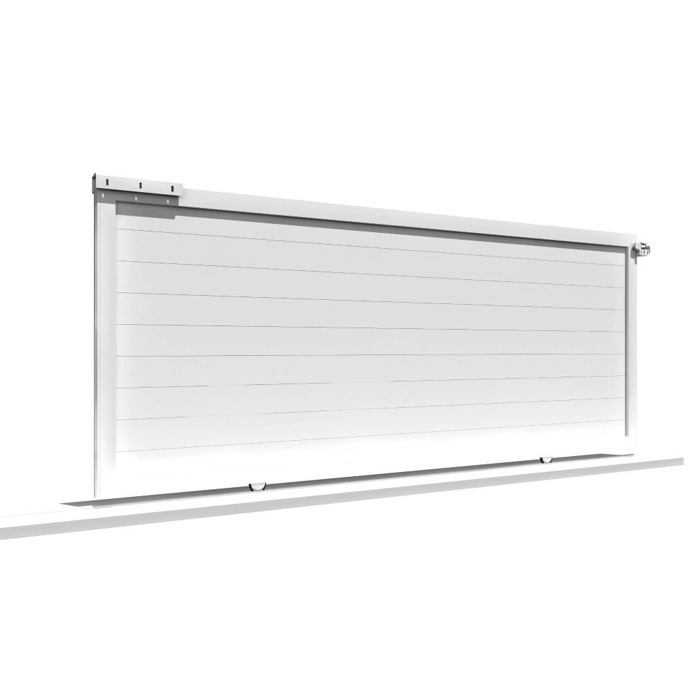 Intersun - Portail coulissant plein L 3000 x H 1542 mm (Blanc) - INTERSUN - Imagen 1