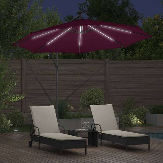 Maison Chic - Parasol de jardin | Parasol d'extérieur | Parasol Bordeaux 294 x 294 x 248 cm Polyester et Aluminium Maison Chic - Image 4