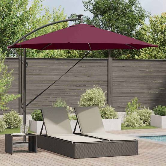 Maison Chic - Parasol de jardin | Parasol d'extérieur | Parasol Bordeaux 294 x 294 x 248 cm Polyester et Aluminium Maison Chic - Image 2