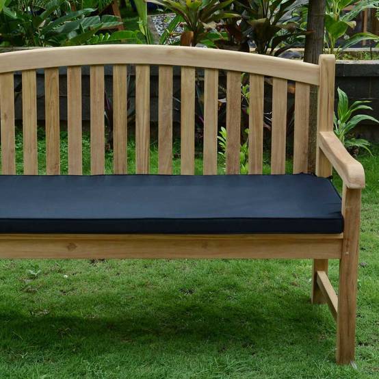 Teck'Attitude - Coussin Noir pour banc 150 cm - TECK'Attitude - Imagen 4