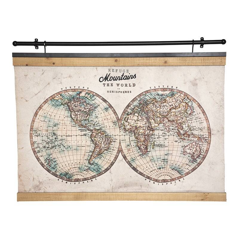 Toile suspendue Monde Wild 100x78 Atmosphera - Imagen 1