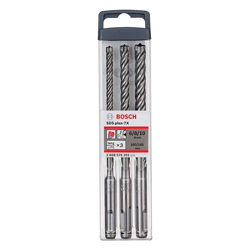 Bosch - Coffret de 3 forets Bosch Professional 2608576201 pour perforateur SDS plus-7X Bosch - Imagen 1