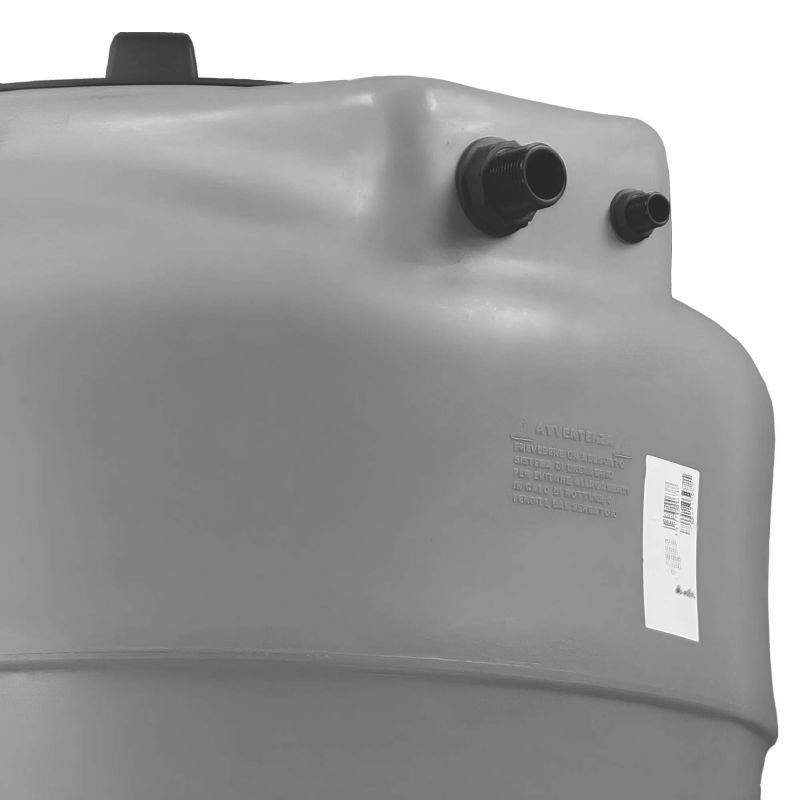 Cuve récupération eau de pluie 300L - Réservoir aérien vertical Gris - Polyéthylène - ELBI CV - Image 4