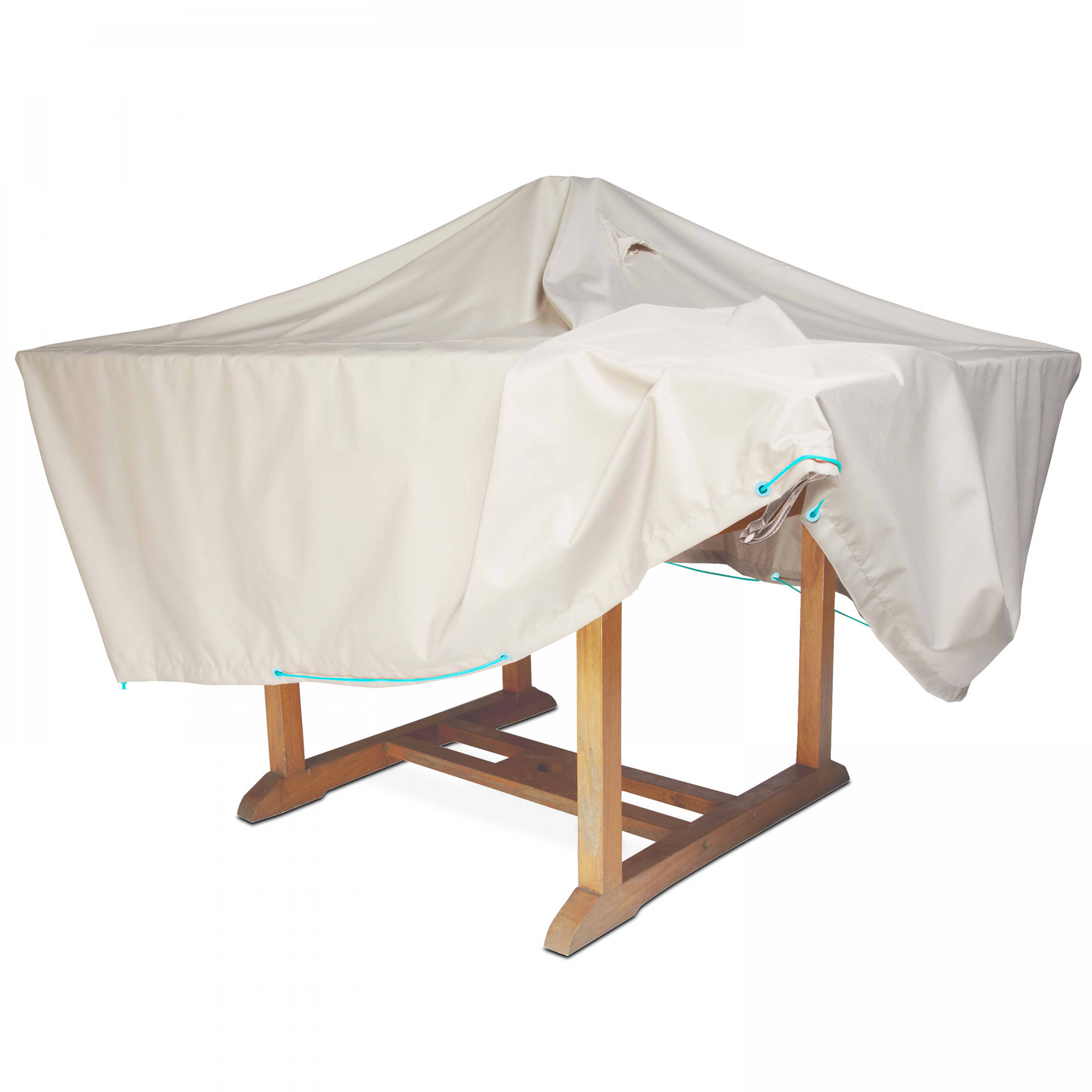 Oviala - Housse de table de jardin 170 x 110 cm taupe Cov'Up - Oviala