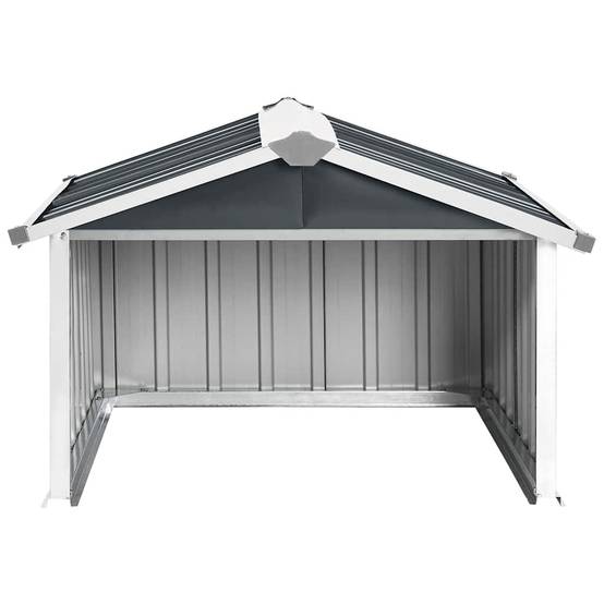 PANGIVO - Abri pour robot de jardin acier galvanisé anthracite 92 x 97 x 63 cm - PANGIVO - Image 3