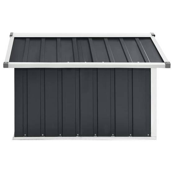 PANGIVO - Abri pour robot de jardin acier galvanisé anthracite 92 x 97 x 63 cm - PANGIVO - Image 4