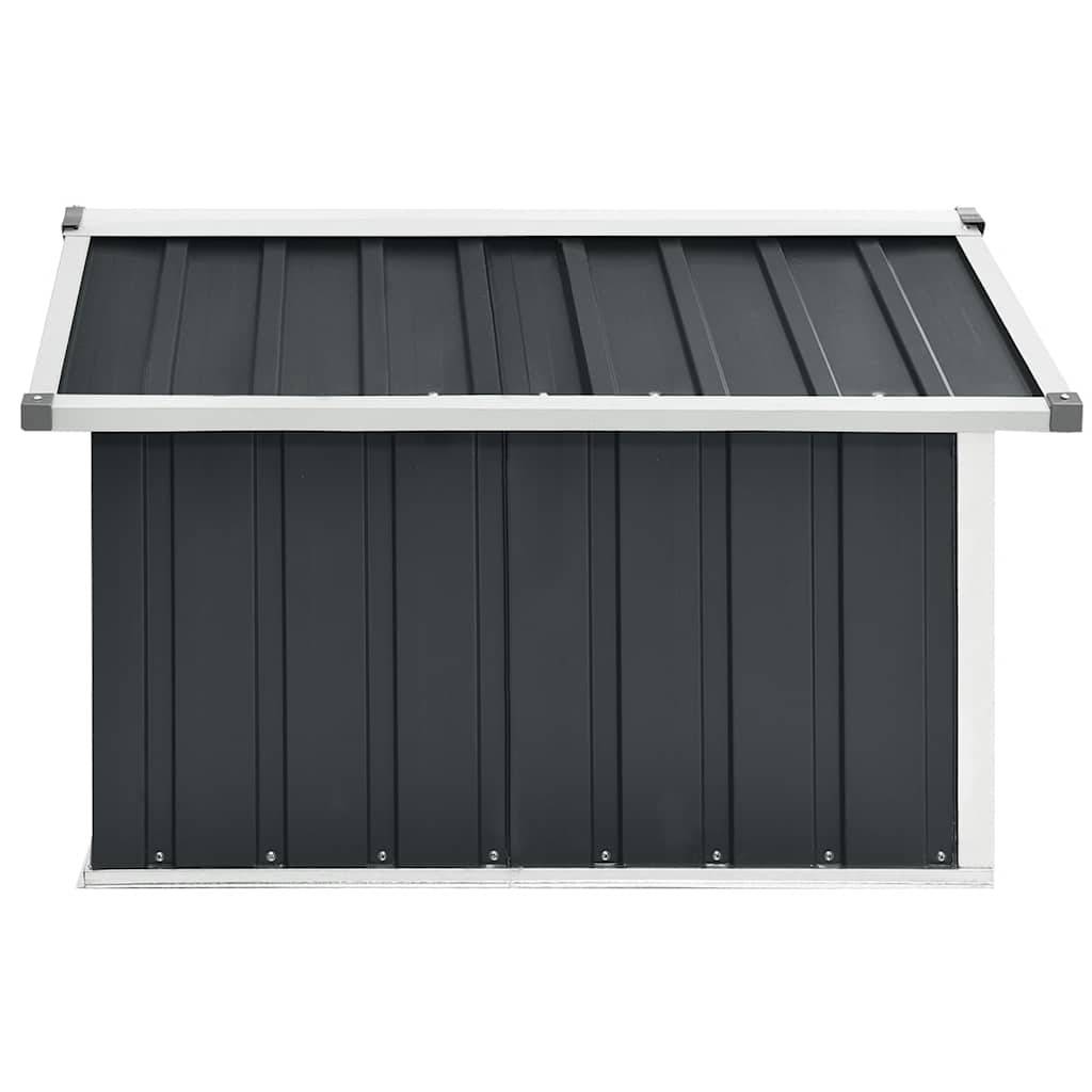 PANGIVO - Abri pour robot de jardin acier galvanisé anthracite 92 x 97 x 63 cm - PANGIVO - Image 4