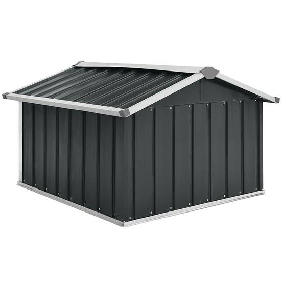PANGIVO - Abri pour robot de jardin acier galvanisé anthracite 92 x 97 x 63 cm - PANGIVO - Image 5