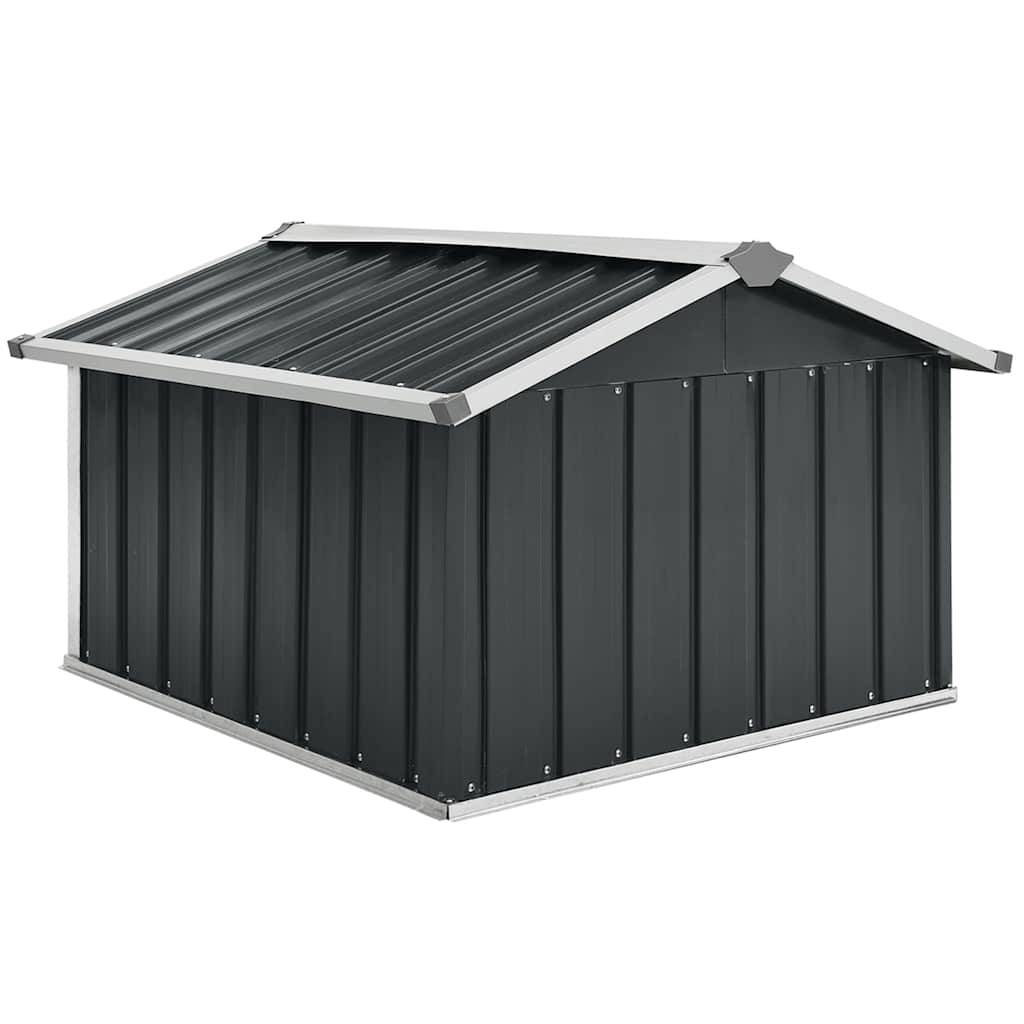 PANGIVO - Abri pour robot de jardin acier galvanisé anthracite 92 x 97 x 63 cm - PANGIVO - Image 5