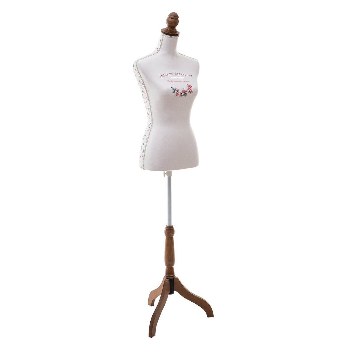 Atmosphera - Mannequin sur pied Poésie à l'anglaise H.157,5cm bois - Atmosphera Créateur d'intérieur - Imagen 1