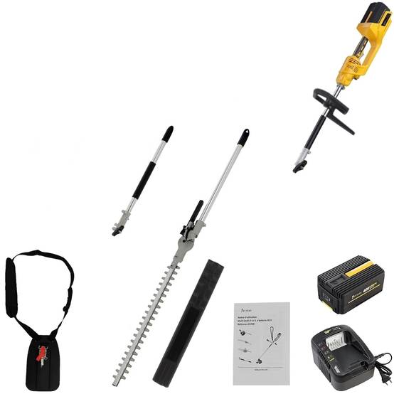 Gt Elec - Taille-haies sur perche sans fil à batterie, 40 V, GT ELEC + batterie 2 Ah + chargeur - GT ELEC - Image 4