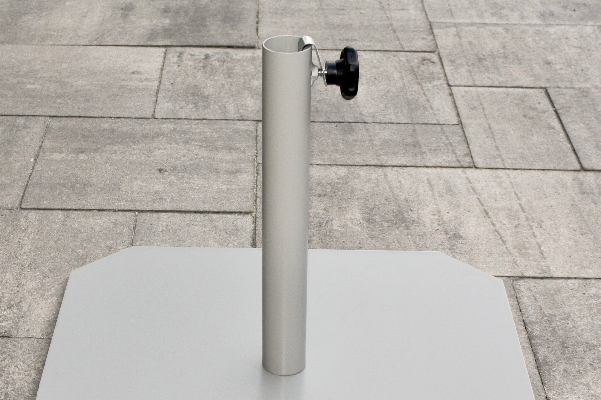 Pied de parasol FIT en acier laqué gris - EZPELETA - Imagen 4