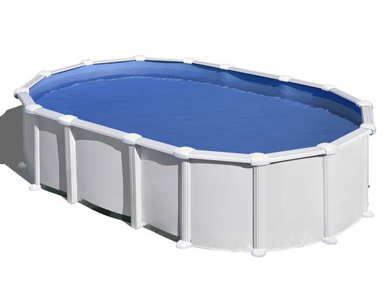 Gré - Piscine acier blanc Haïti ovale 6,34 x 3,99 x 1,32 m - Gré - Image 3