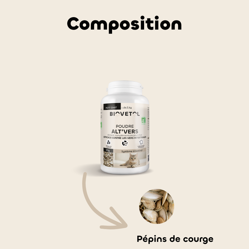 Biovetol - Vermífugo Bio en Polvo para Gato Pequeño y Gatito - Imagen 3
