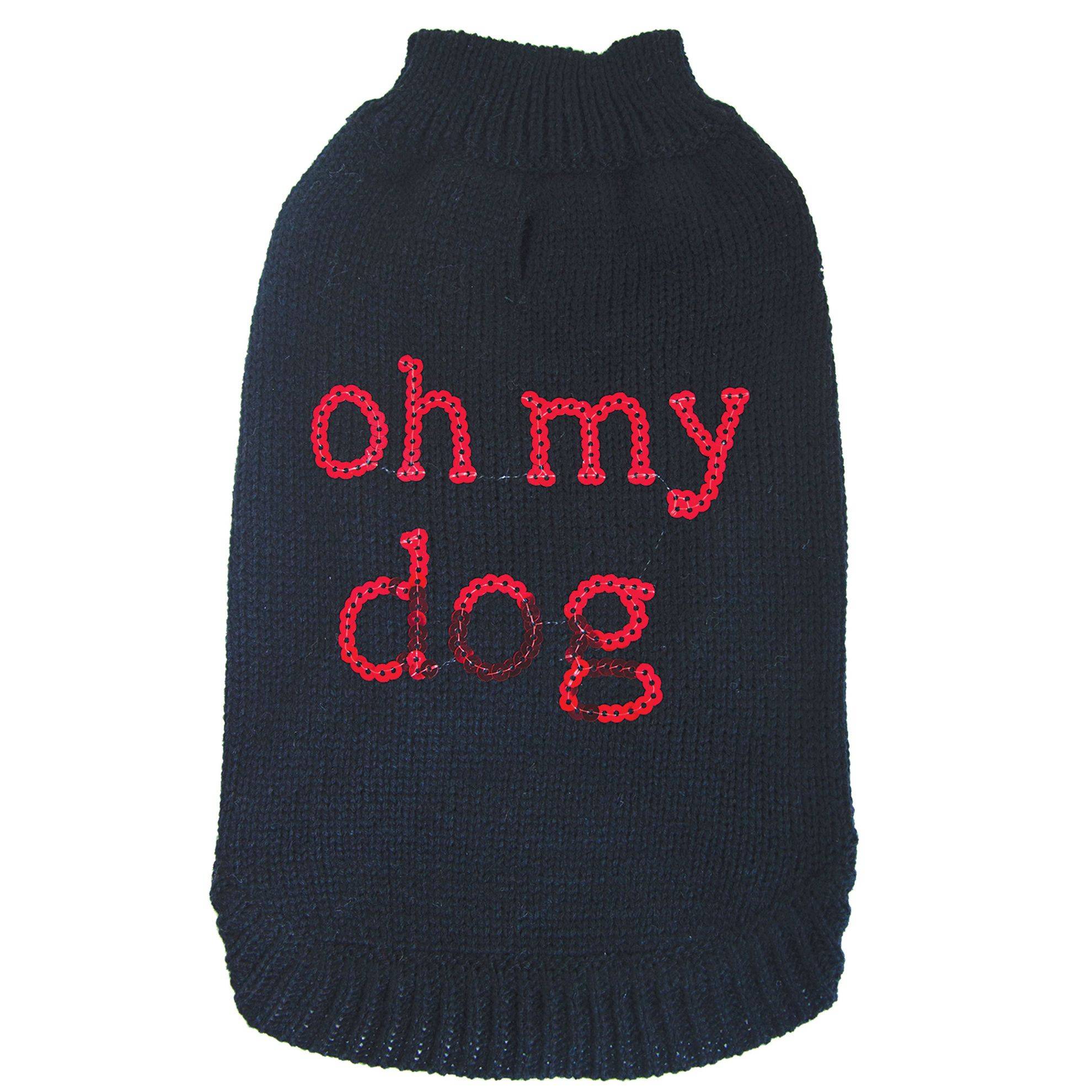 Pull Fantaisie chien Noir Oh My Dog Taille : T45 DOOGY CLASSIC
