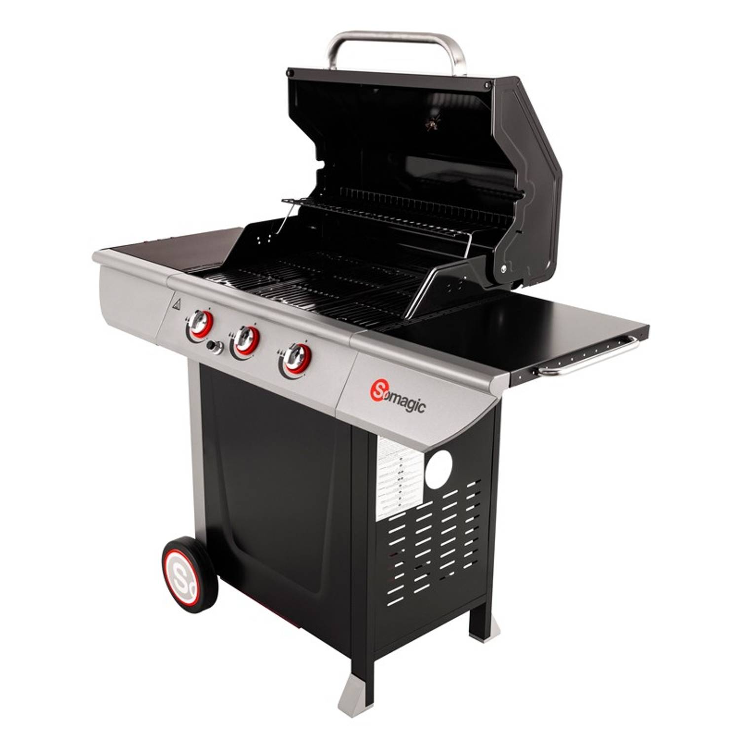 Somagic - MANHATTAN 300S Barbecue à gaz 3 brûleurs 10,5kW - SOMAGIC - Imagen 4