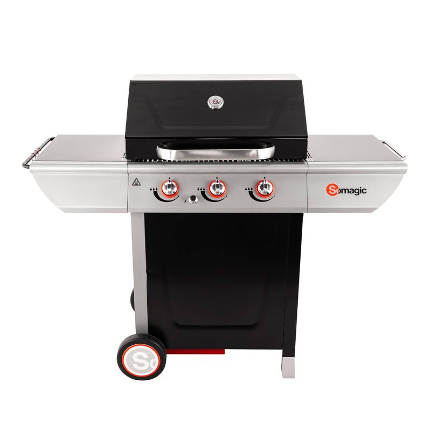 Somagic - MANHATTAN 300S Barbecue à gaz 3 brûleurs 10,5kW - SOMAGIC - Imagen 2