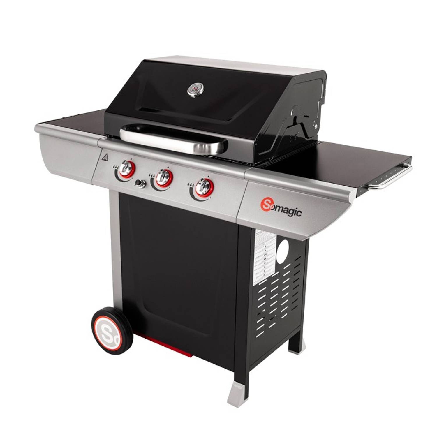 Somagic - MANHATTAN 300S Barbecue à gaz 3 brûleurs 10,5kW - SOMAGIC - Imagen 1