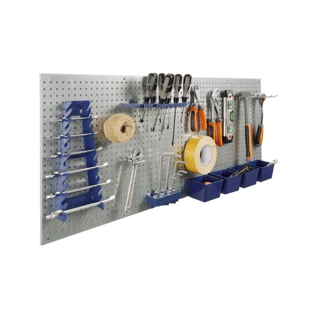 Euro Vanadium - Lot de 7 accessoires et boites en plastique pour panneaux porte outils - Imagen 7