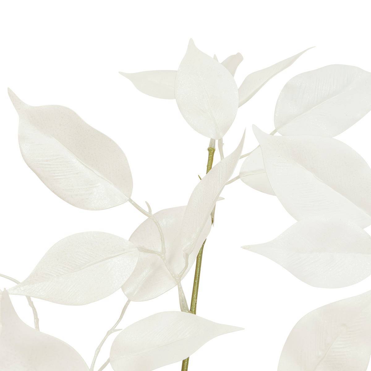 Fééric Lights & Christmas - Branche Ficus blanc 93cm - Atmosphera Créateur d'intérieur - Imagen 2