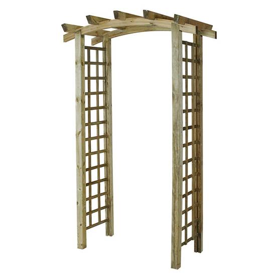 Arche de jardin Jasmin en arc + 4 supports poteaux à enfoncer - Cémonjardin - Imagen 3