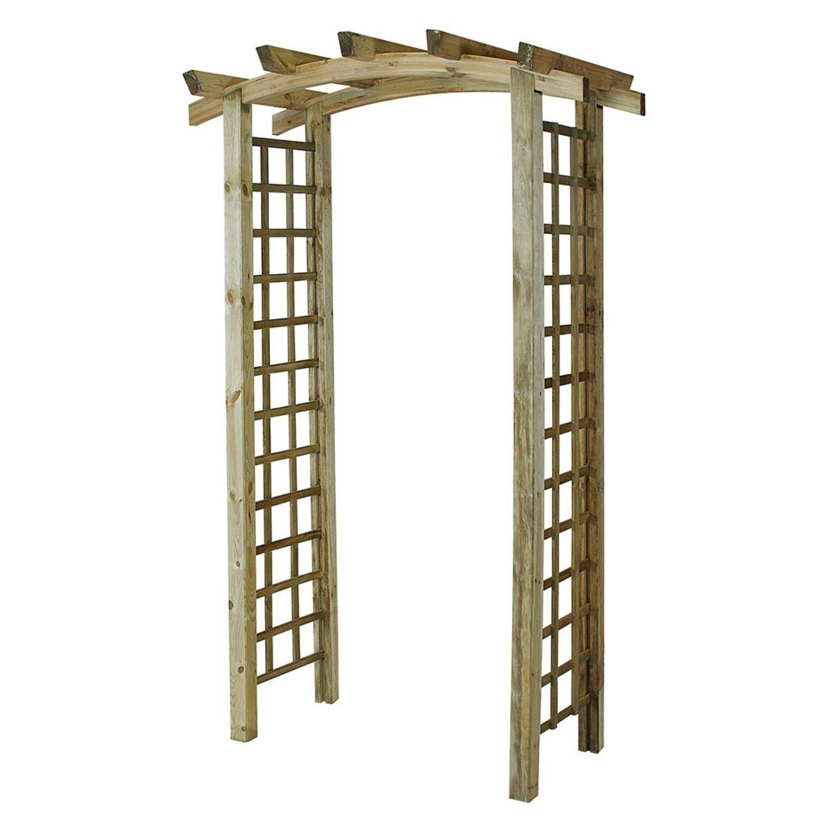 Arche de jardin Jasmin en arc + 4 supports poteaux à enfoncer - Cémonjardin - Imagen 3