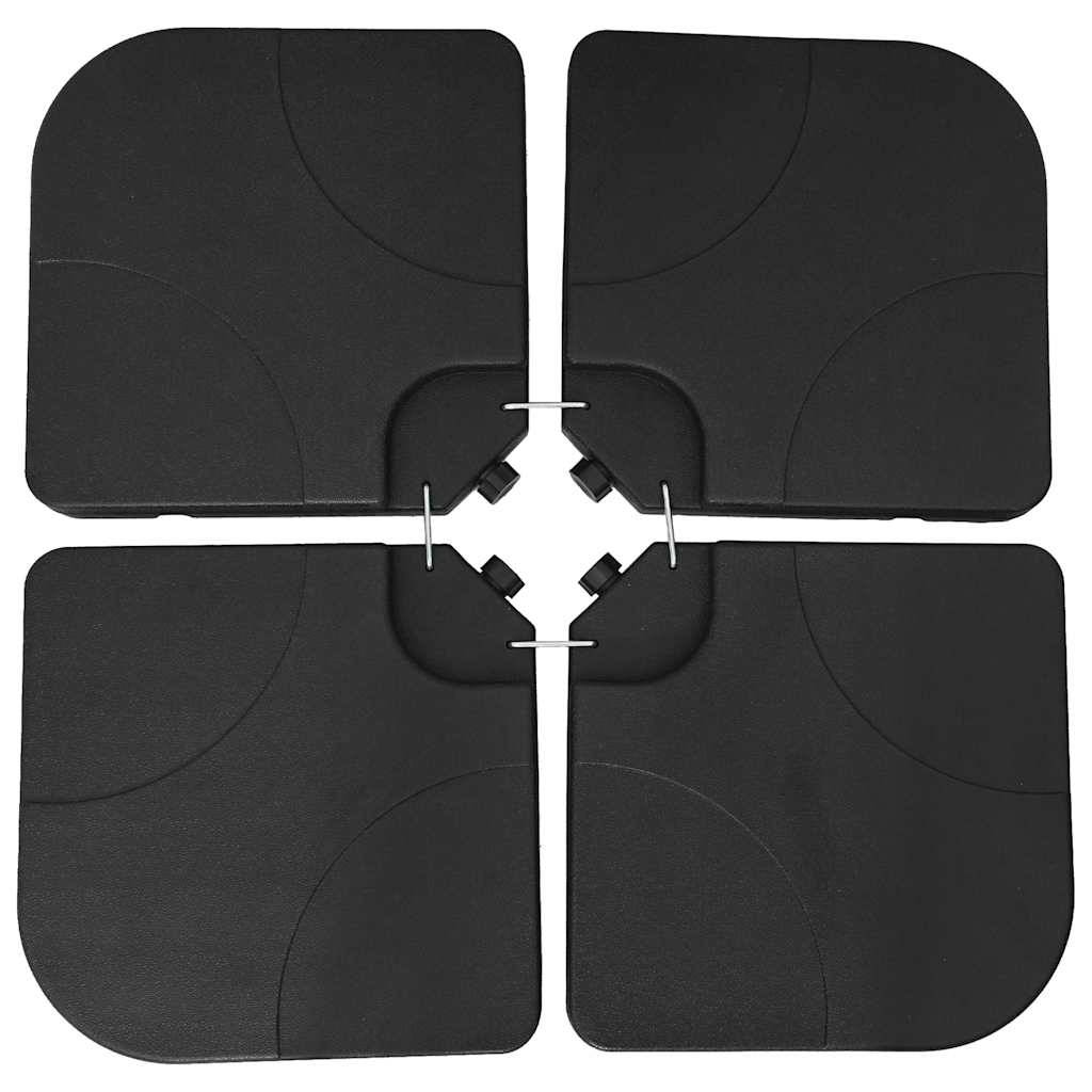 Accessoire parasol plastique noir  50 x 50 x 7,5 cm  - Prolenta premium p357.0 - Image 7